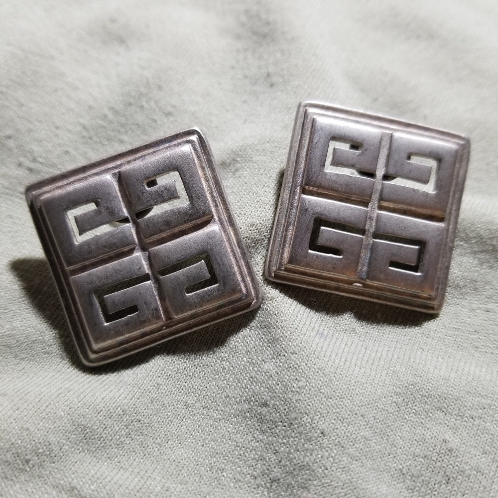 Givenchy geometric statement earrings